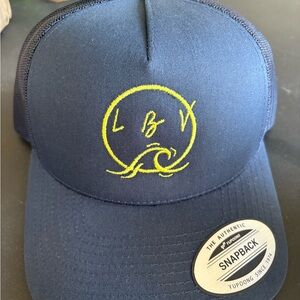 The Classic Navy Cap with Yellow Logo